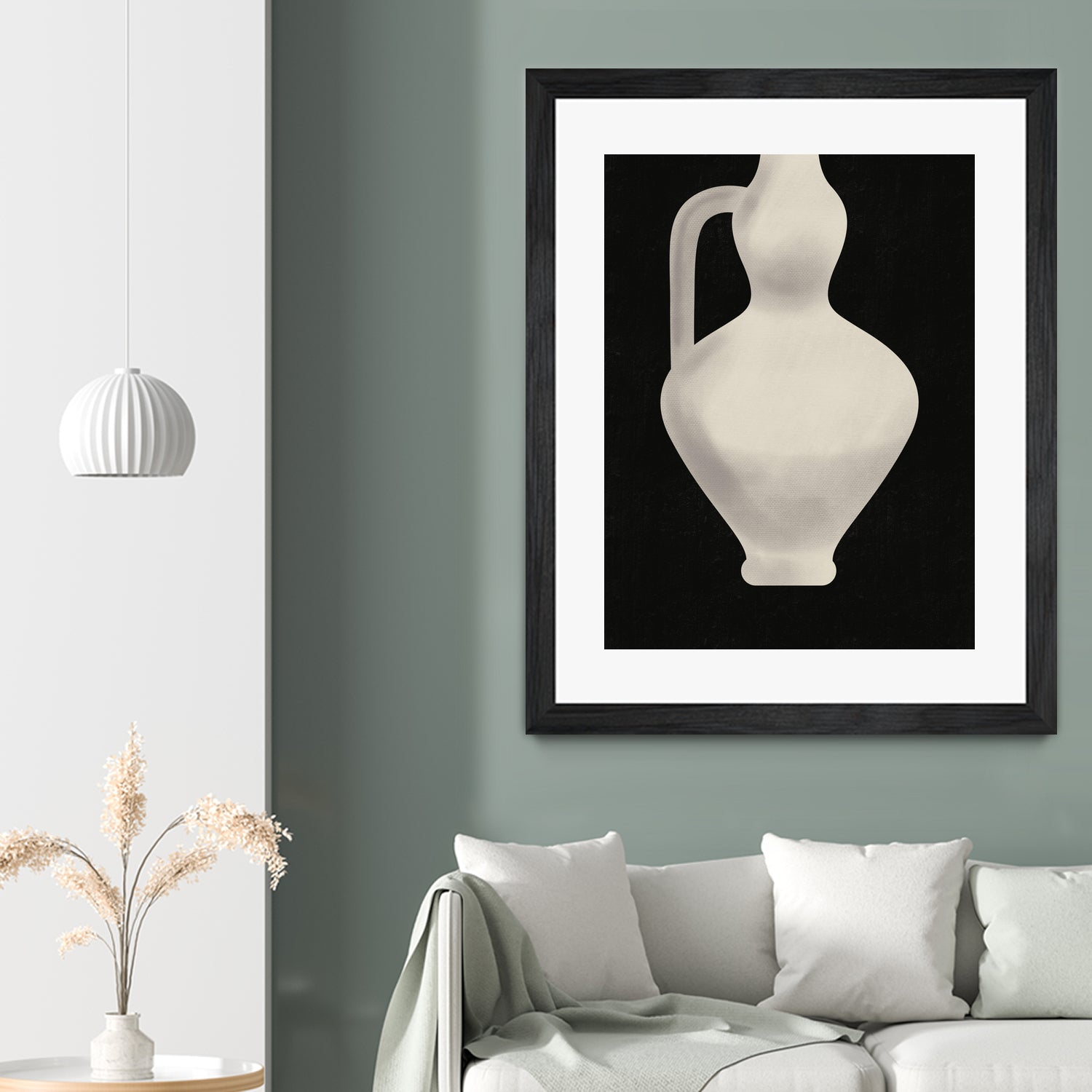Vintage White Vase