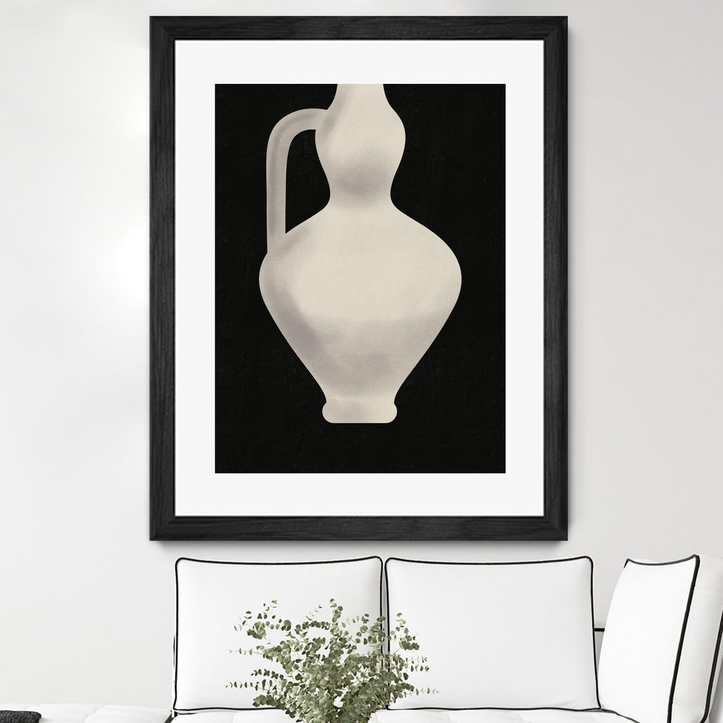 Vintage White Vase