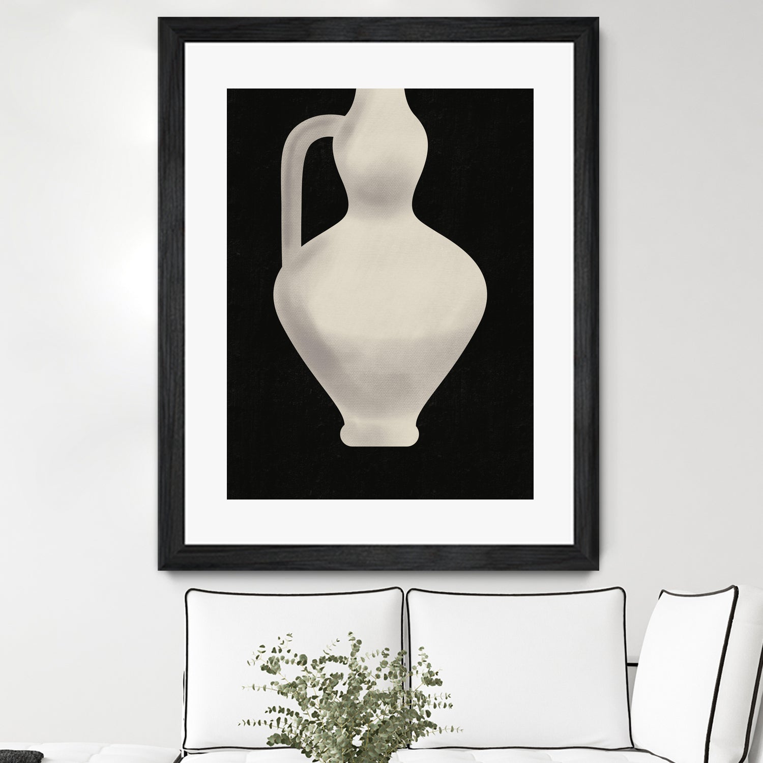 Vintage White Vase