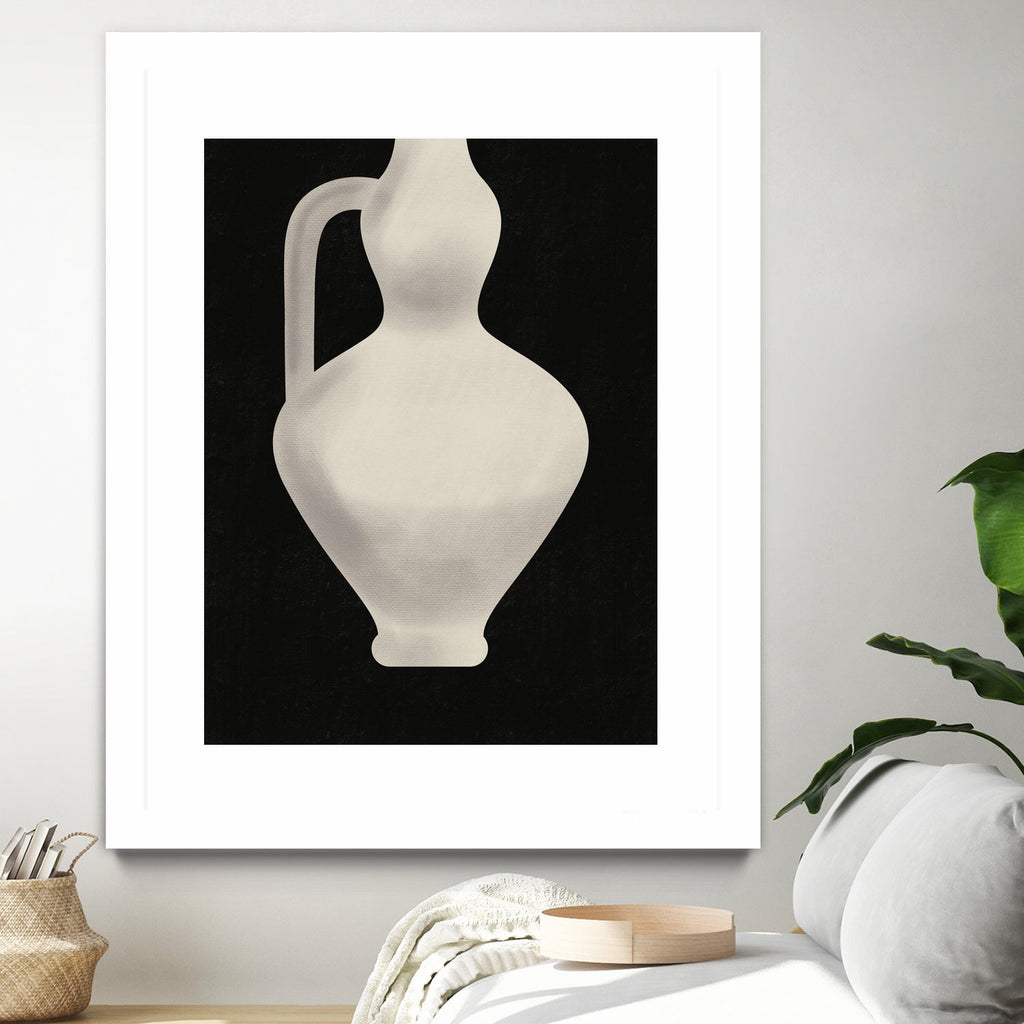 Vintage White Vase