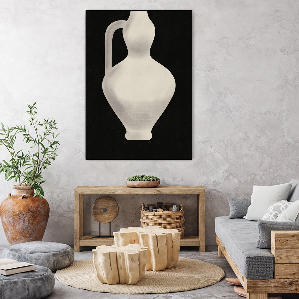 Vintage White Vase
