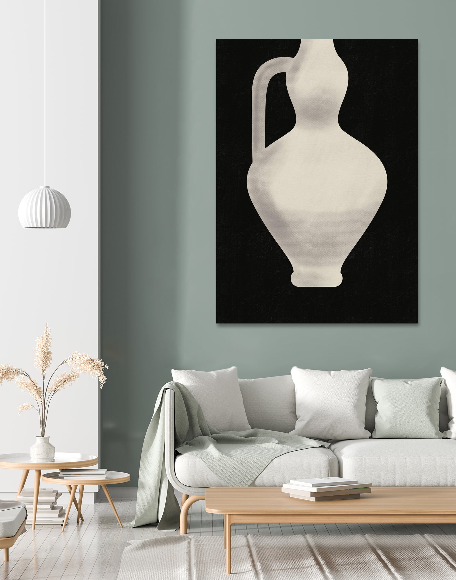 Vintage White Vase