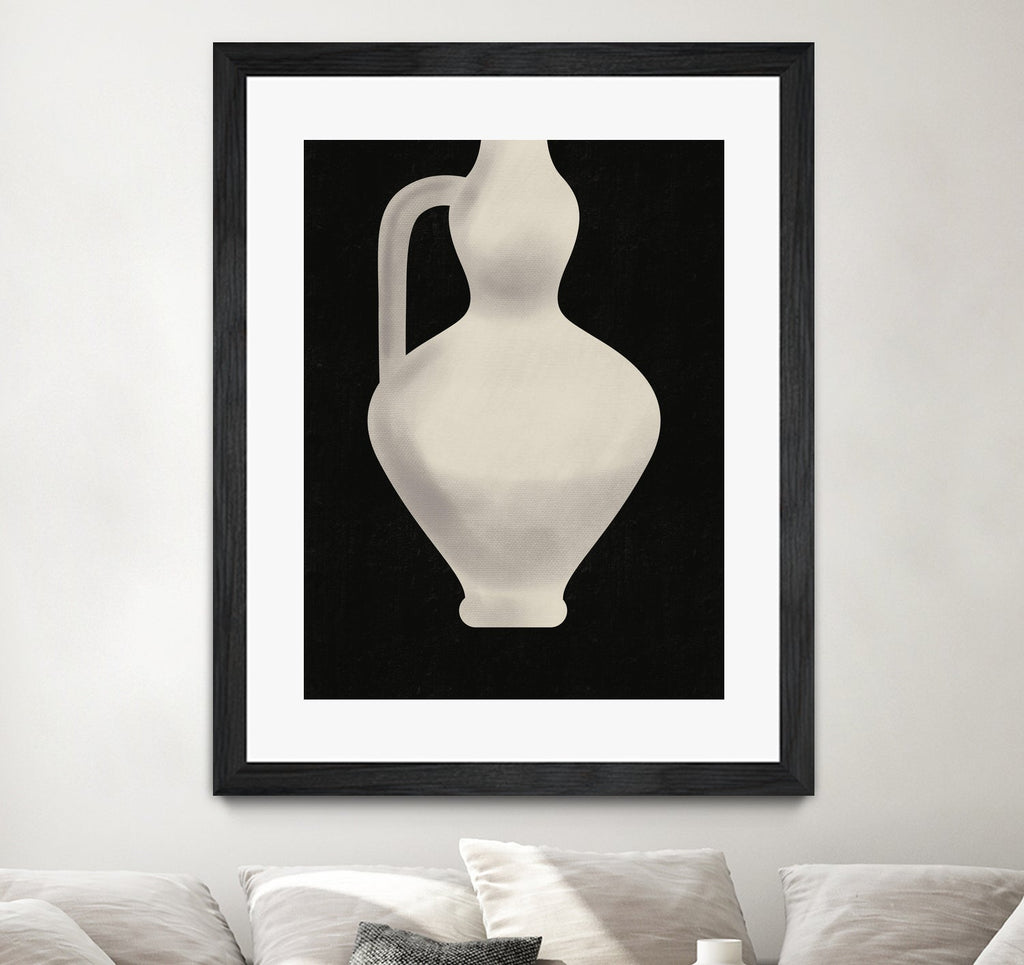 Vintage White Vase