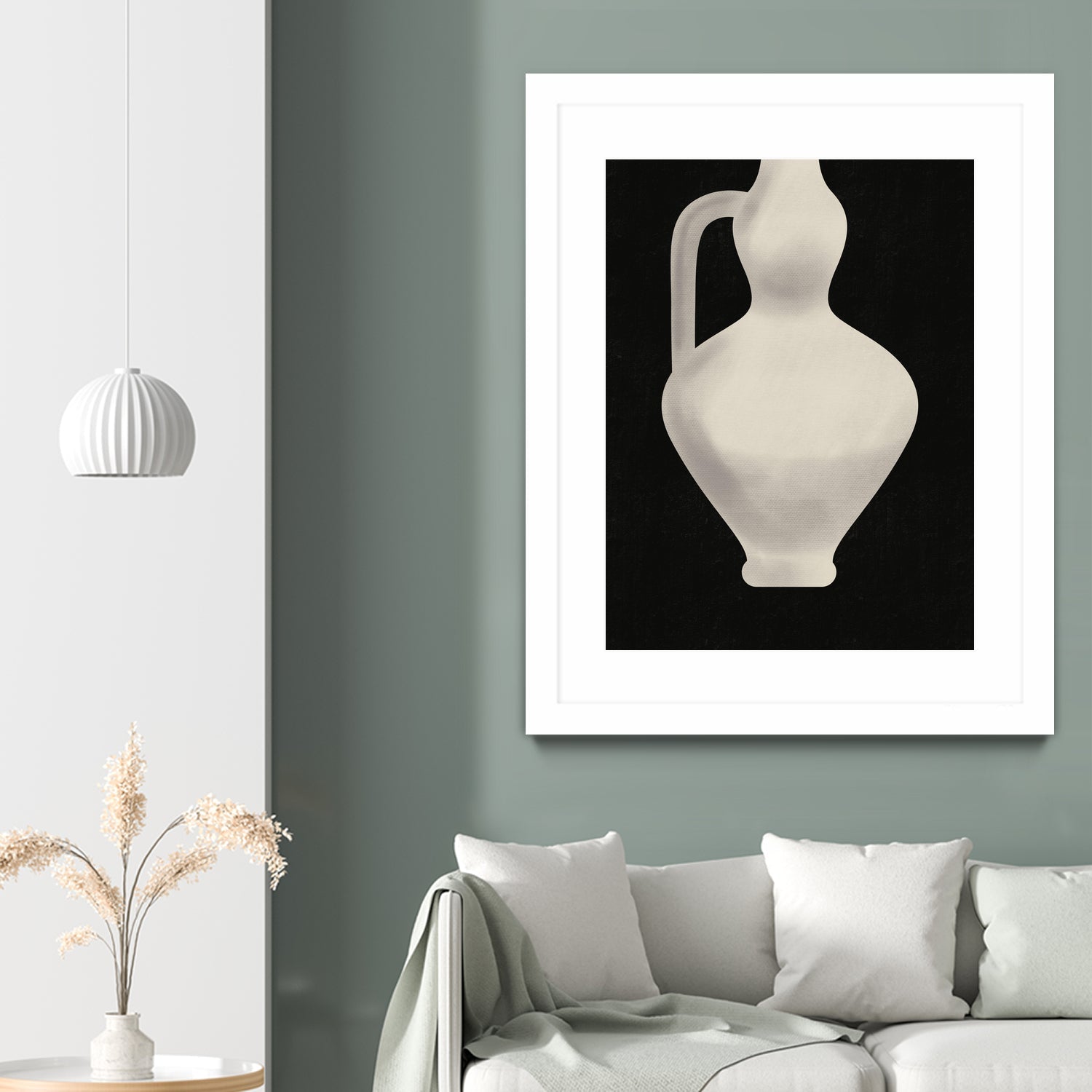 Vintage White Vase