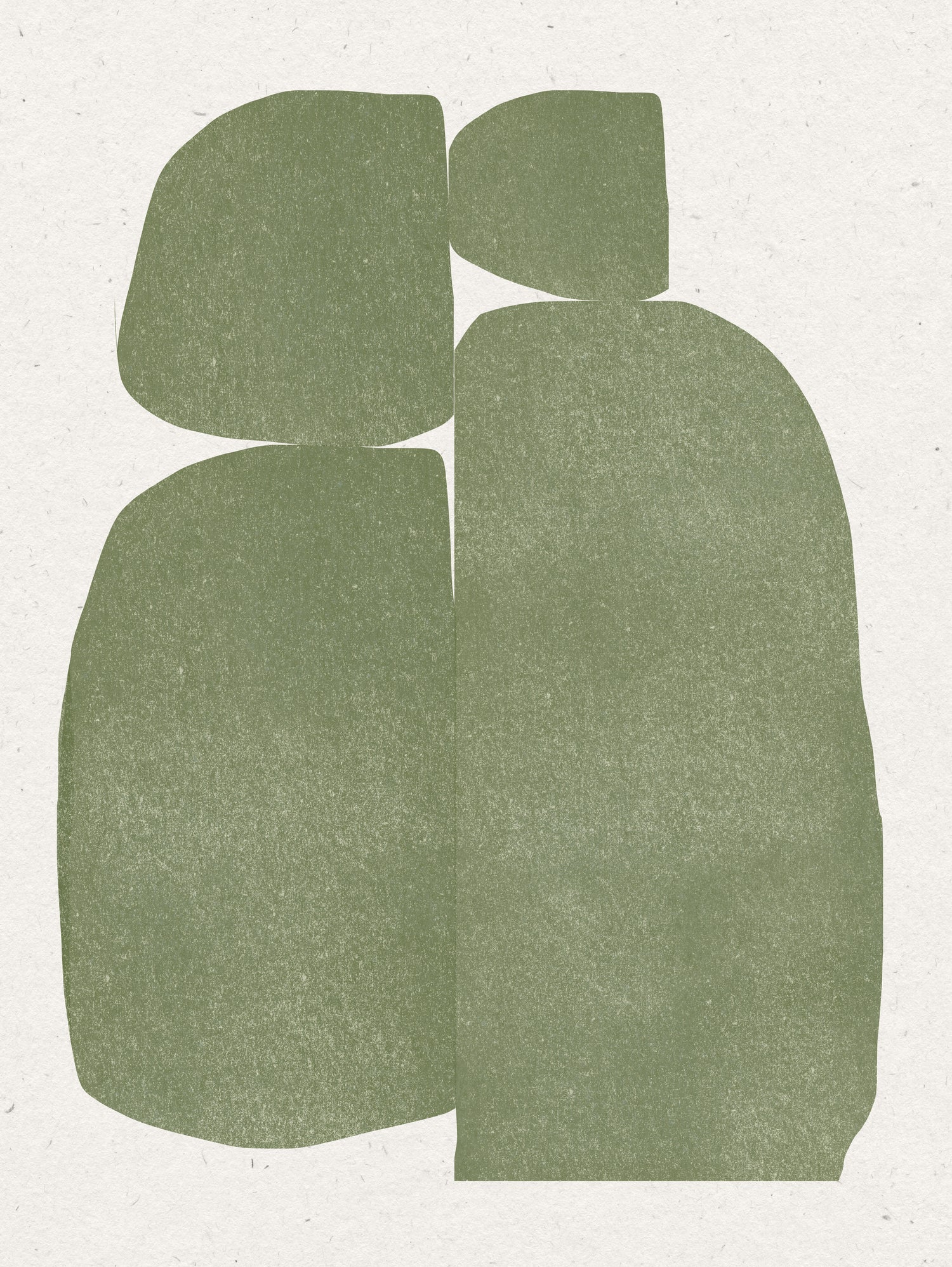 Green Stones Composition
