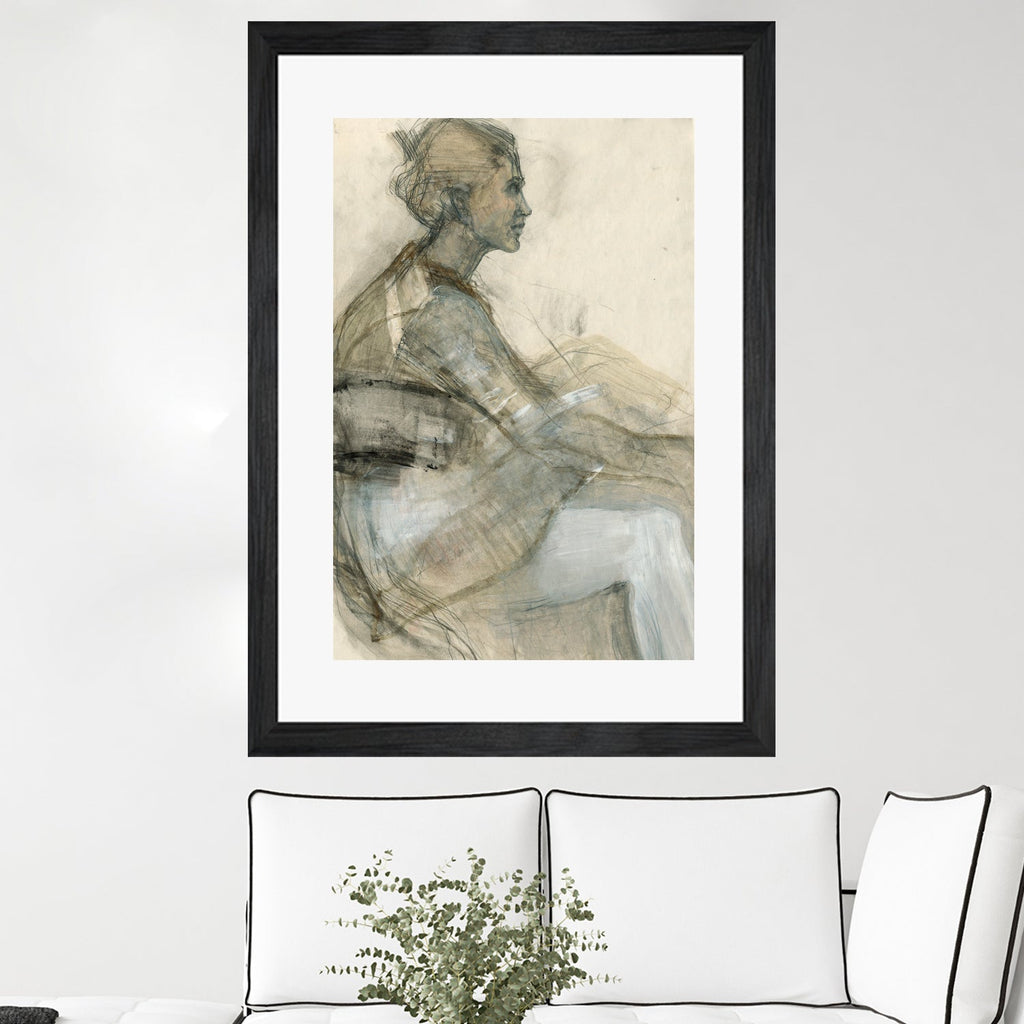 Sketch of a Woman Figure