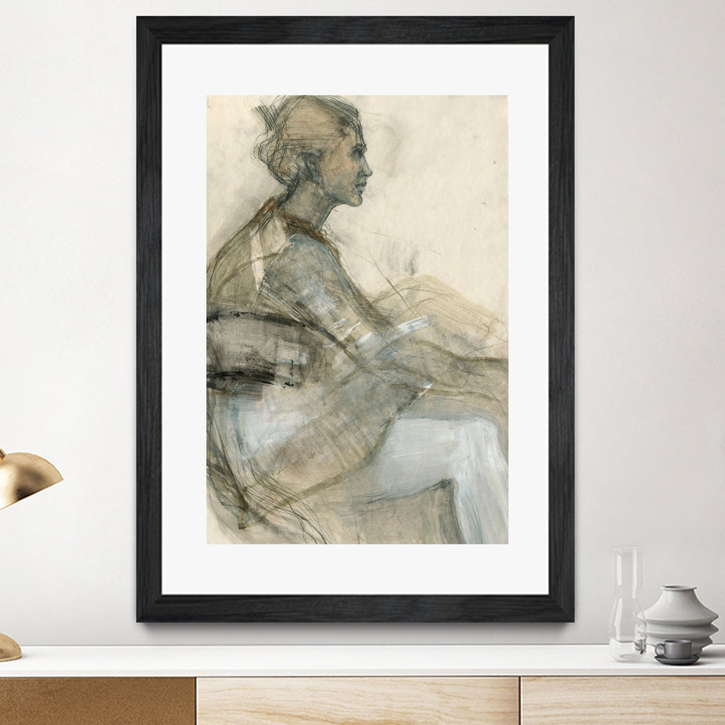 Sketch of a Woman Figure