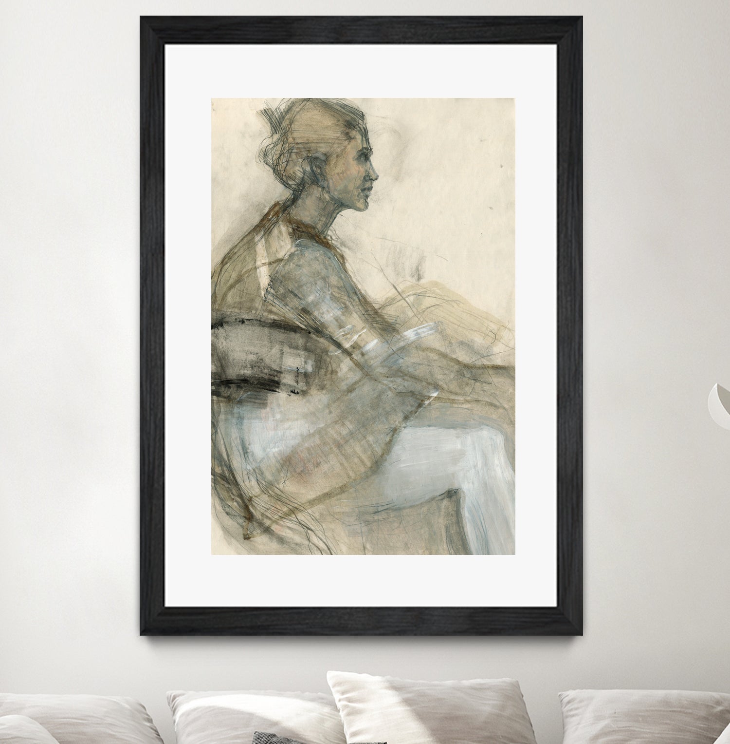 Sketch of a Woman Figure
