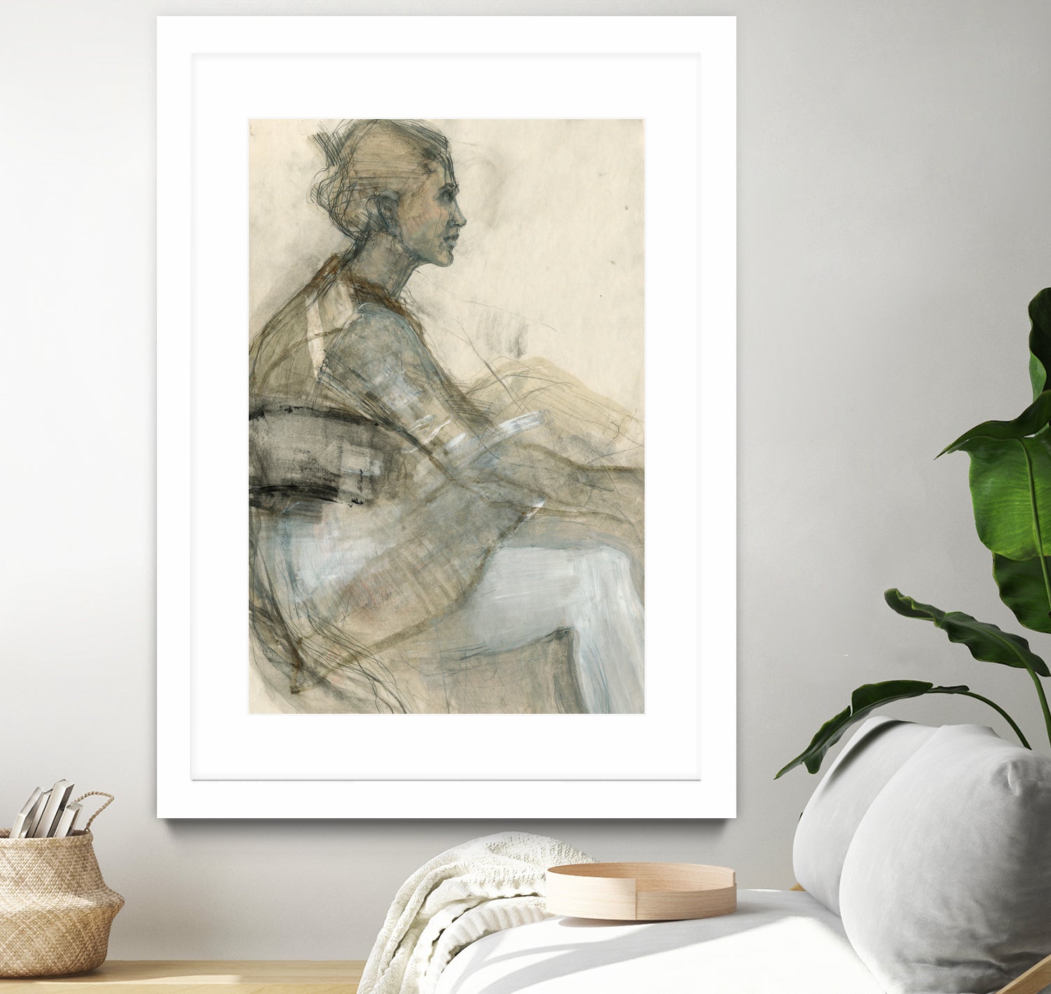 Sketch of a Woman Figure