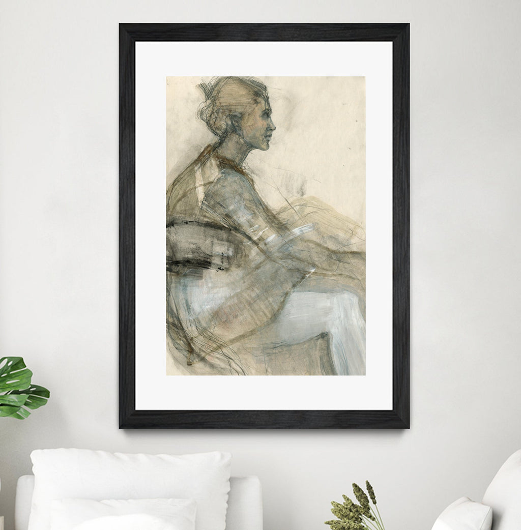 Sketch of a Woman Figure