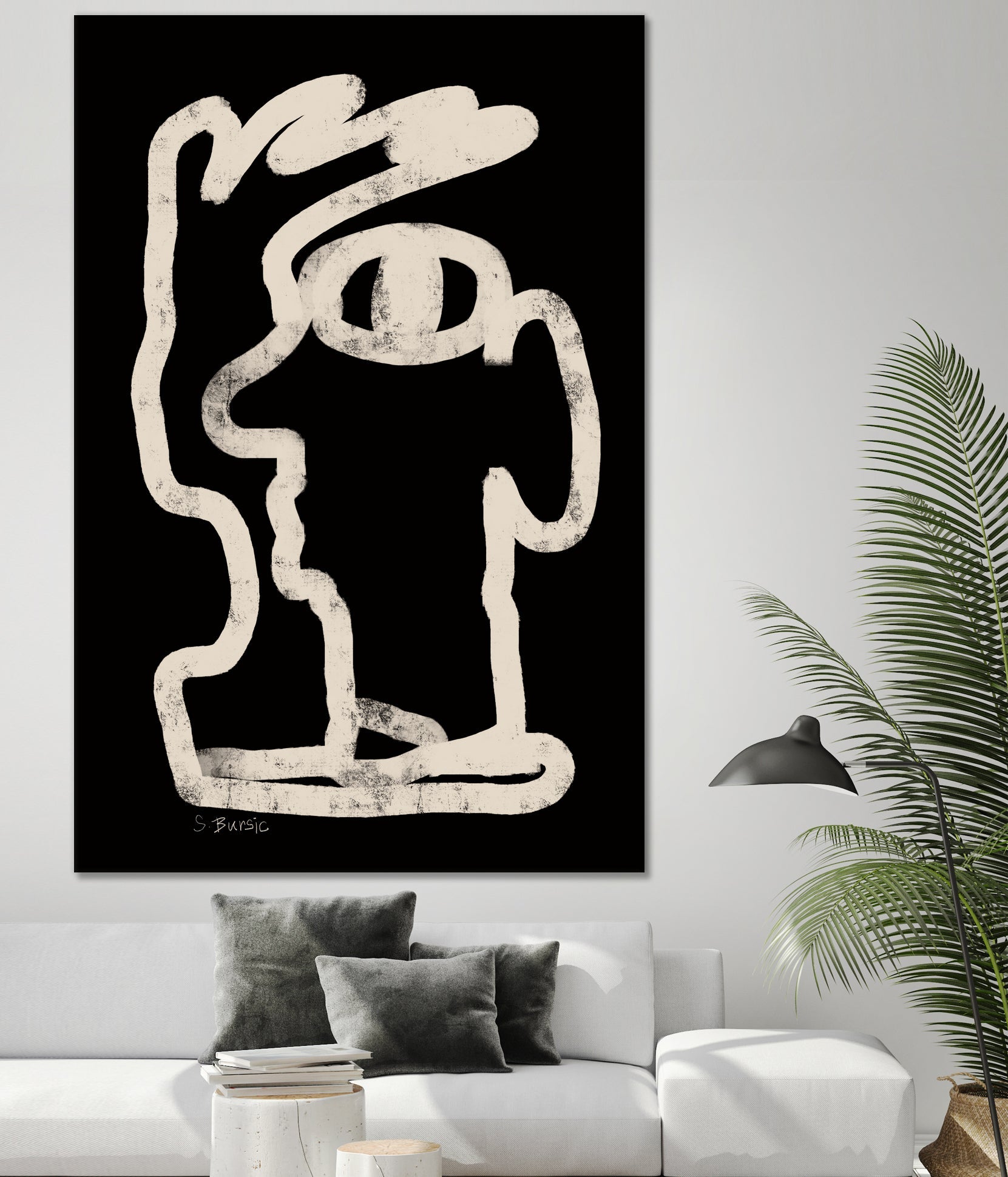 Face line art