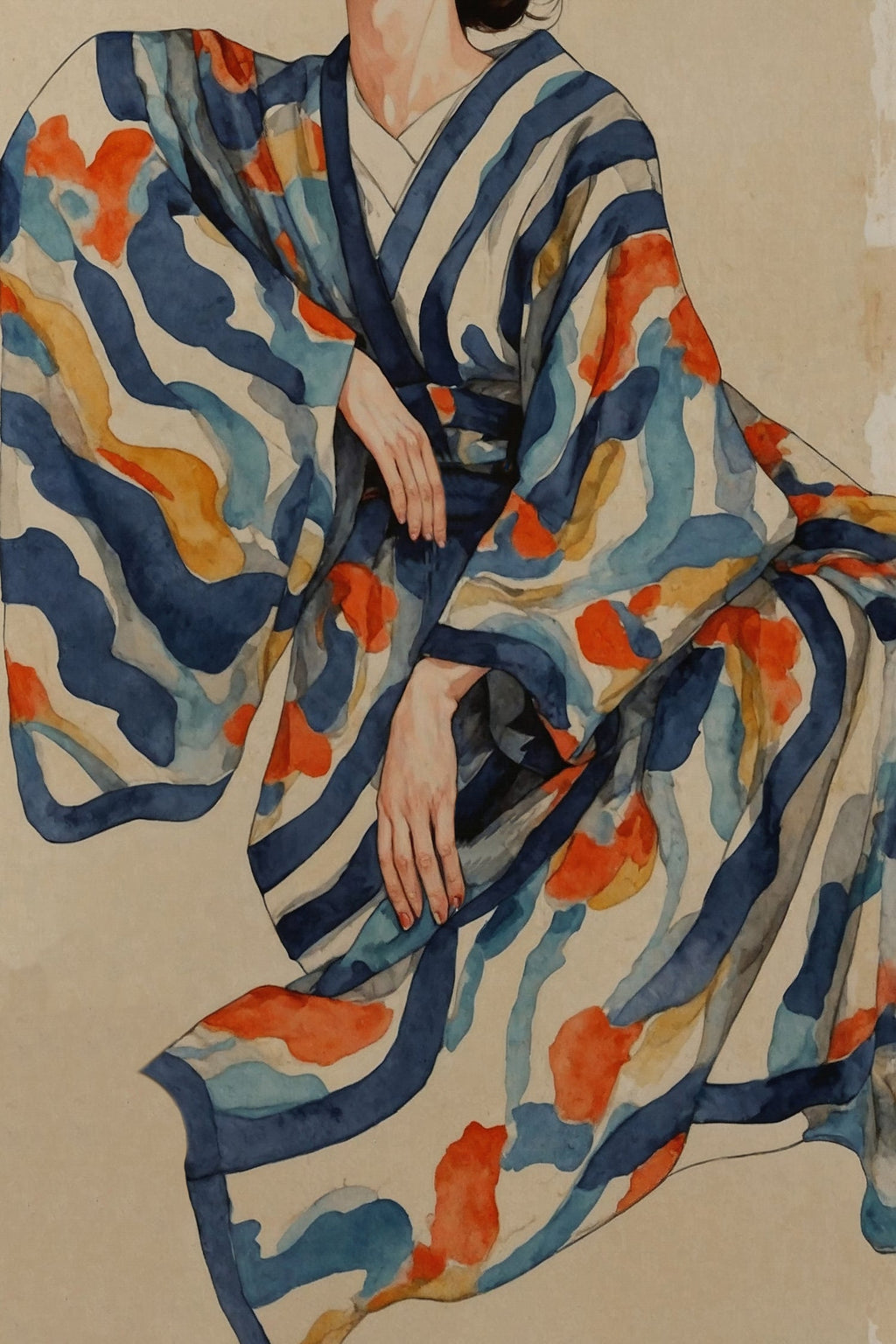 Flowing Kimono Patterns
