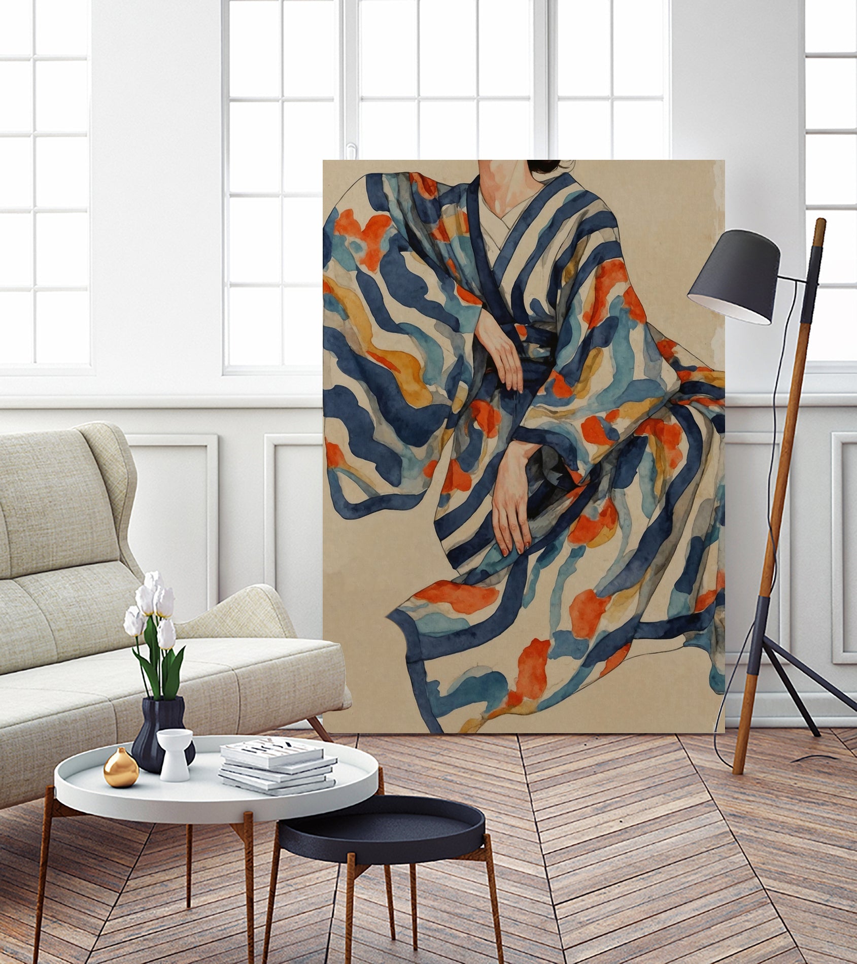 Flowing Kimono Patterns