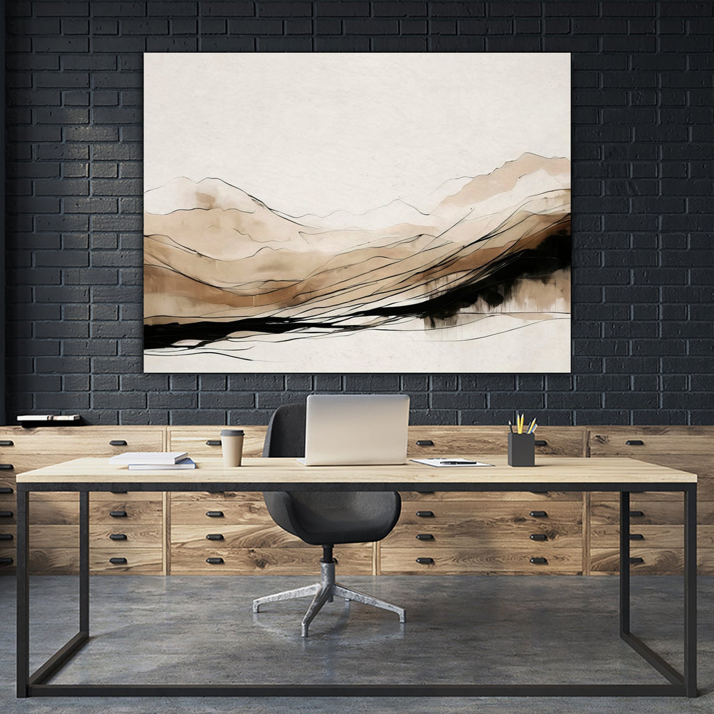 Abstract Hillside Horizon