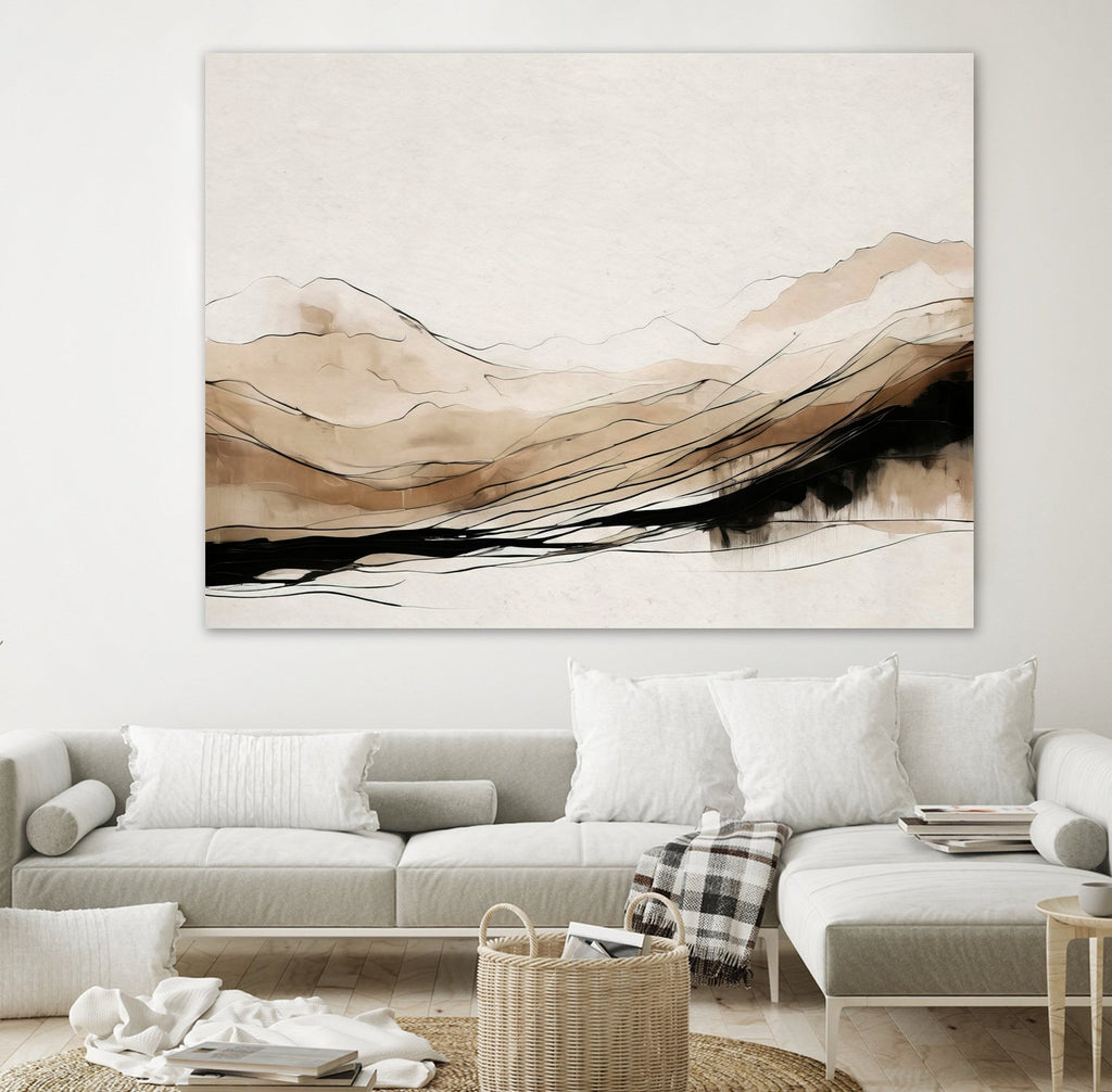 Abstract Hillside Horizon
