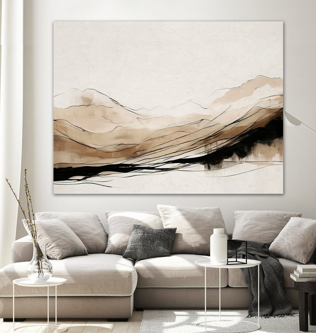 Abstract Hillside Horizon