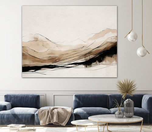 Abstract Hillside Horizon