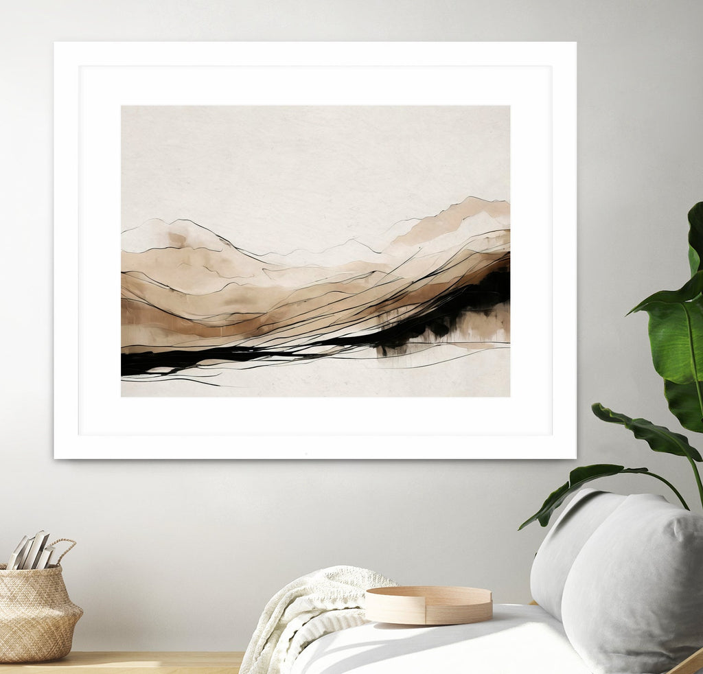 Abstract Hillside Horizon
