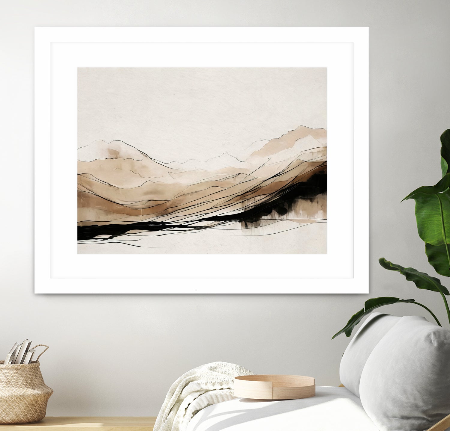 Abstract Hillside Horizon
