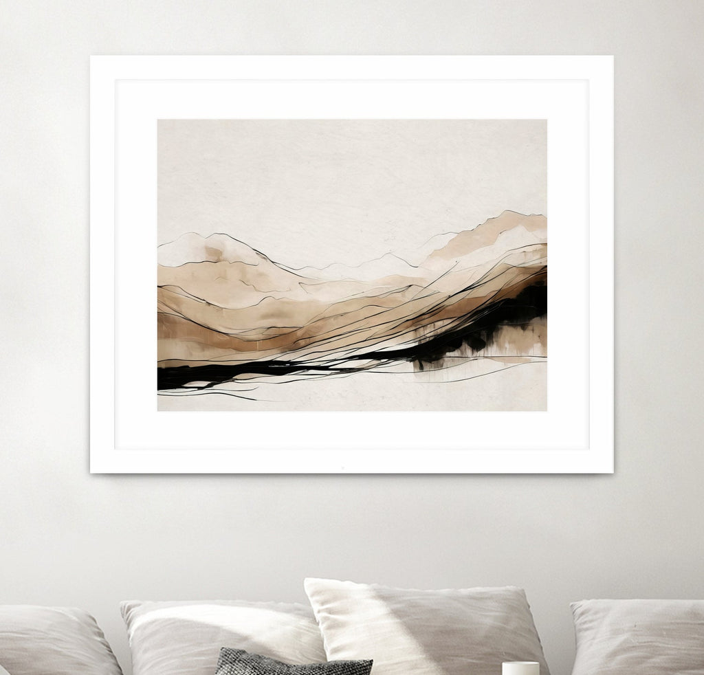 Abstract Hillside Horizon
