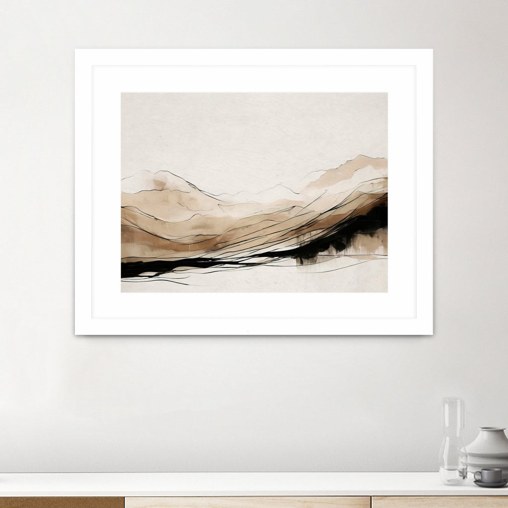 Abstract Hillside Horizon