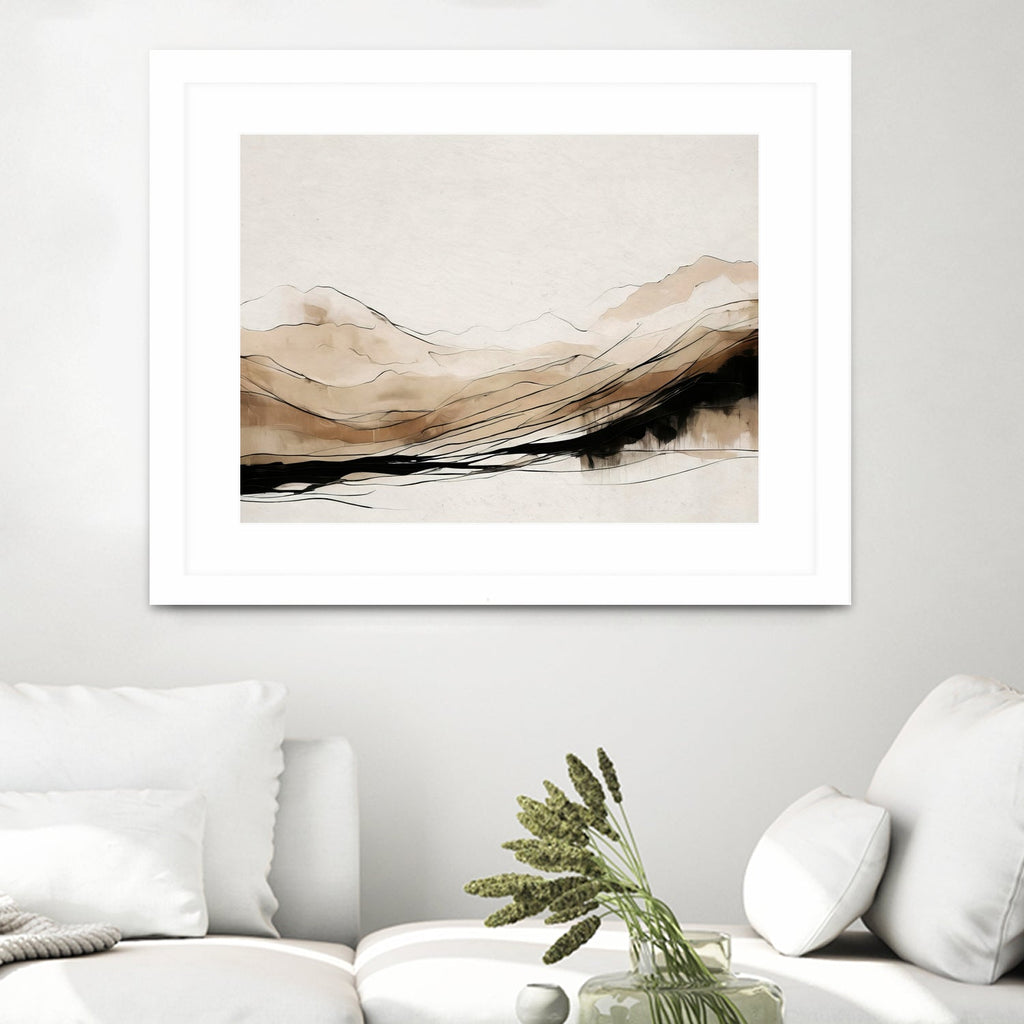 Abstract Hillside Horizon