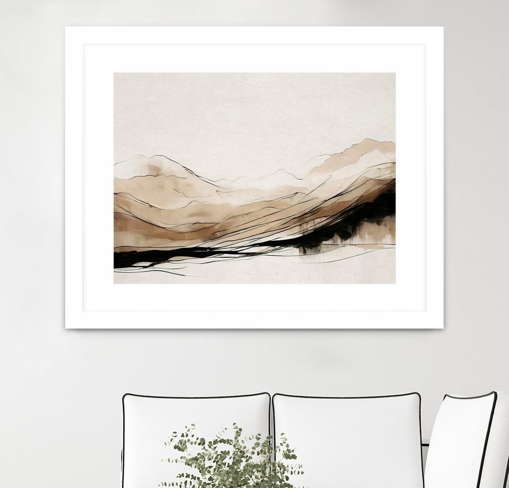 Abstract Hillside Horizon