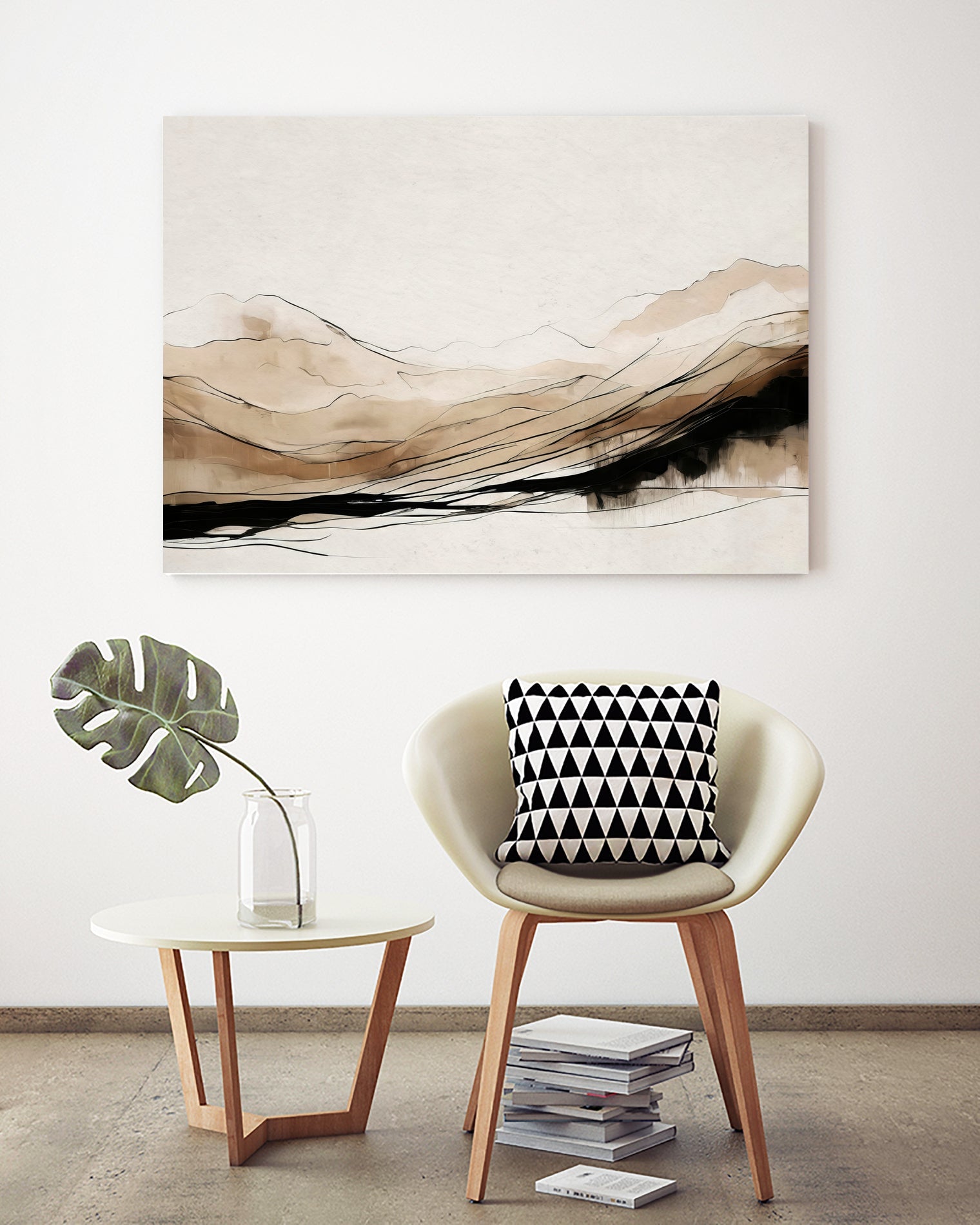 Abstract Hillside Horizon