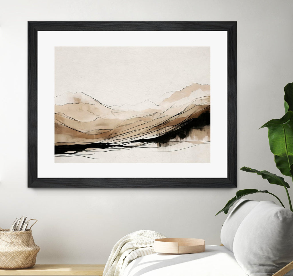 Abstract Hillside Horizon
