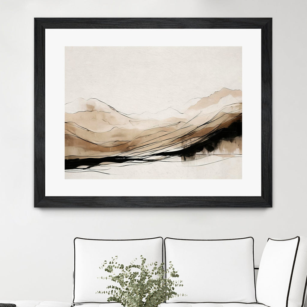 Abstract Hillside Horizon