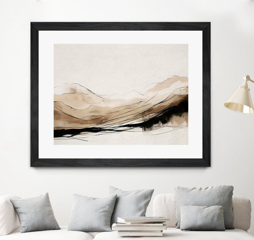 Abstract Hillside Horizon
