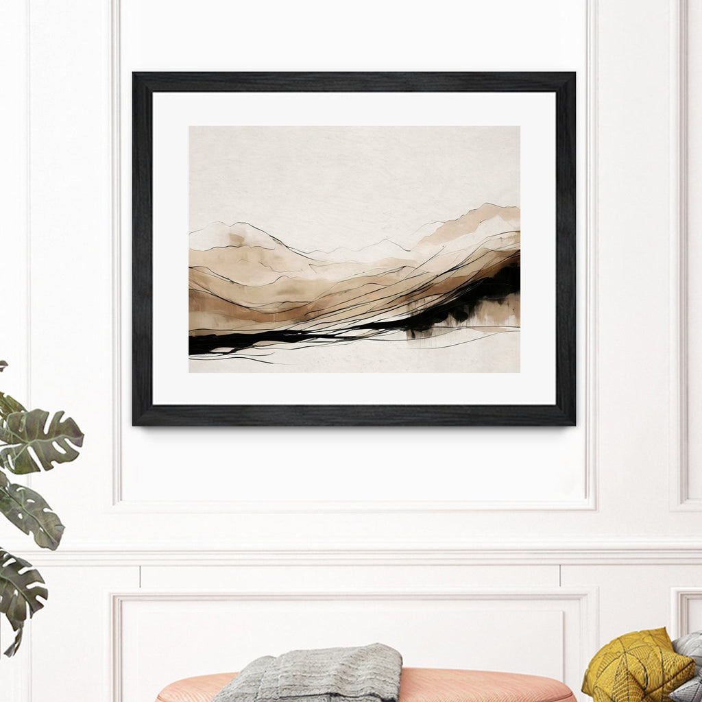 Abstract Hillside Horizon