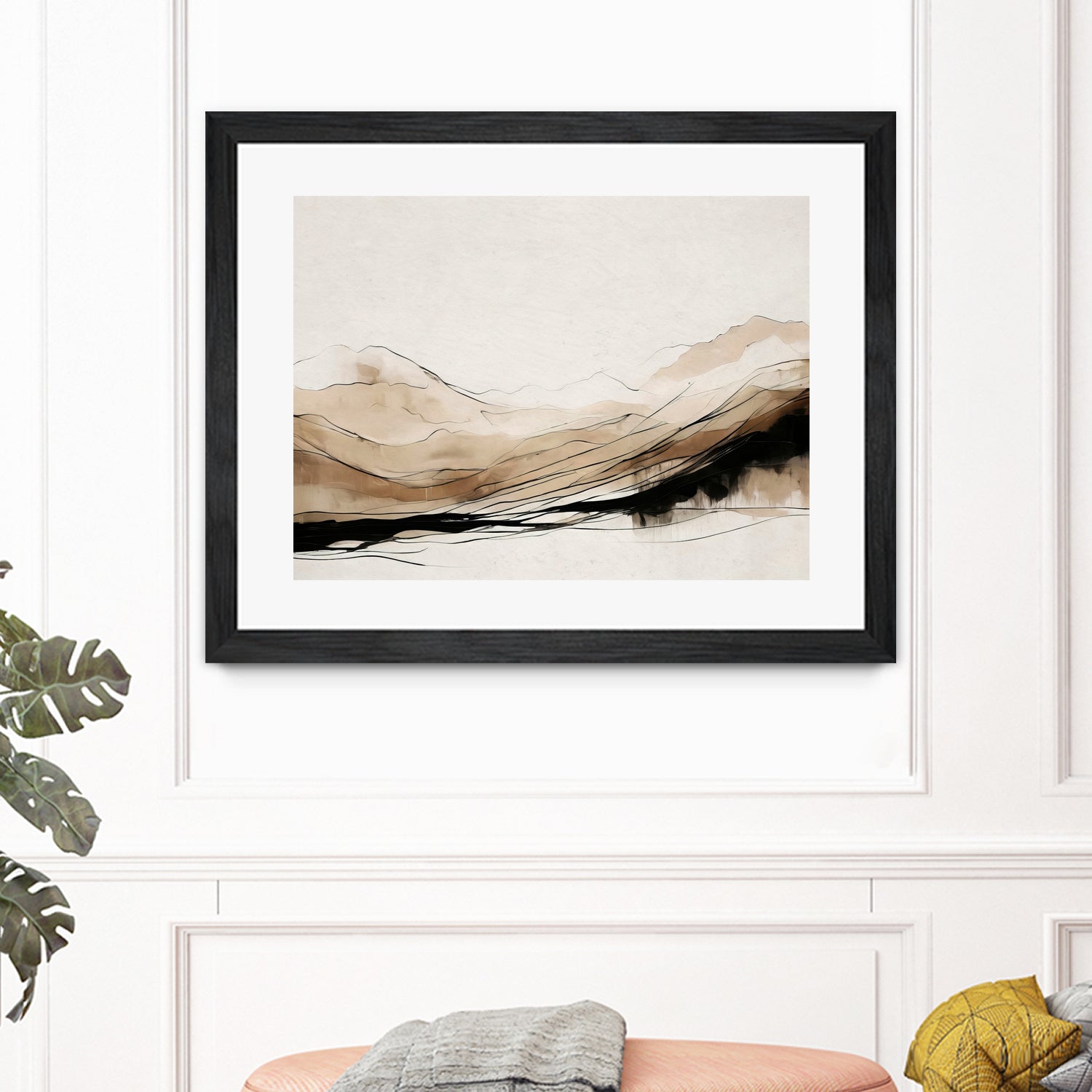 Abstract Hillside Horizon