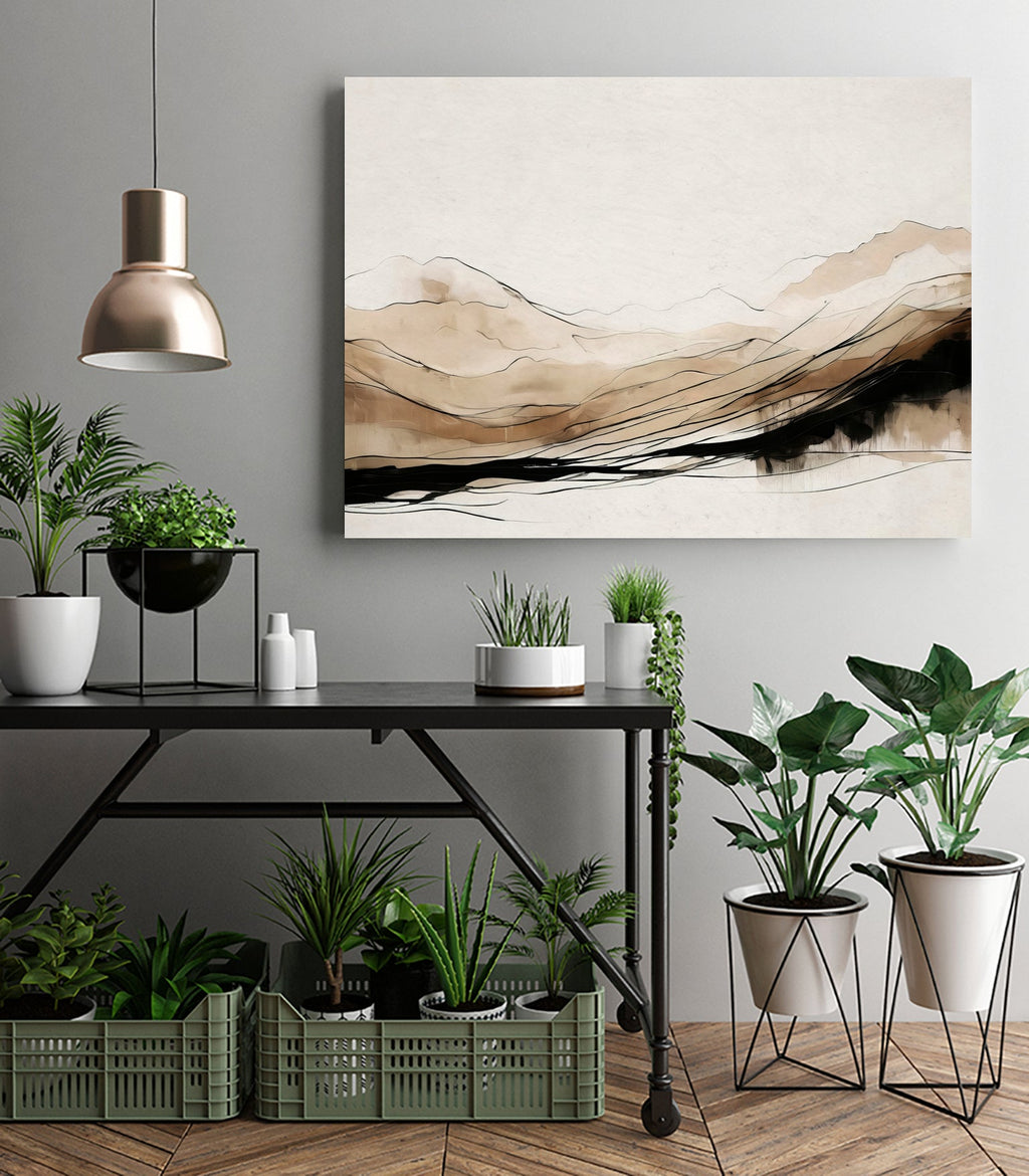 Abstract Hillside Horizon