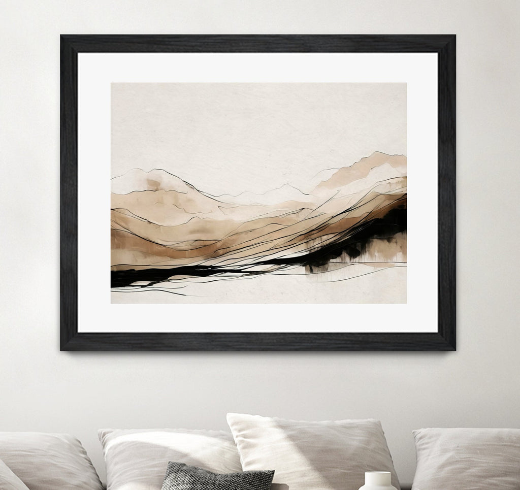 Abstract Hillside Horizon