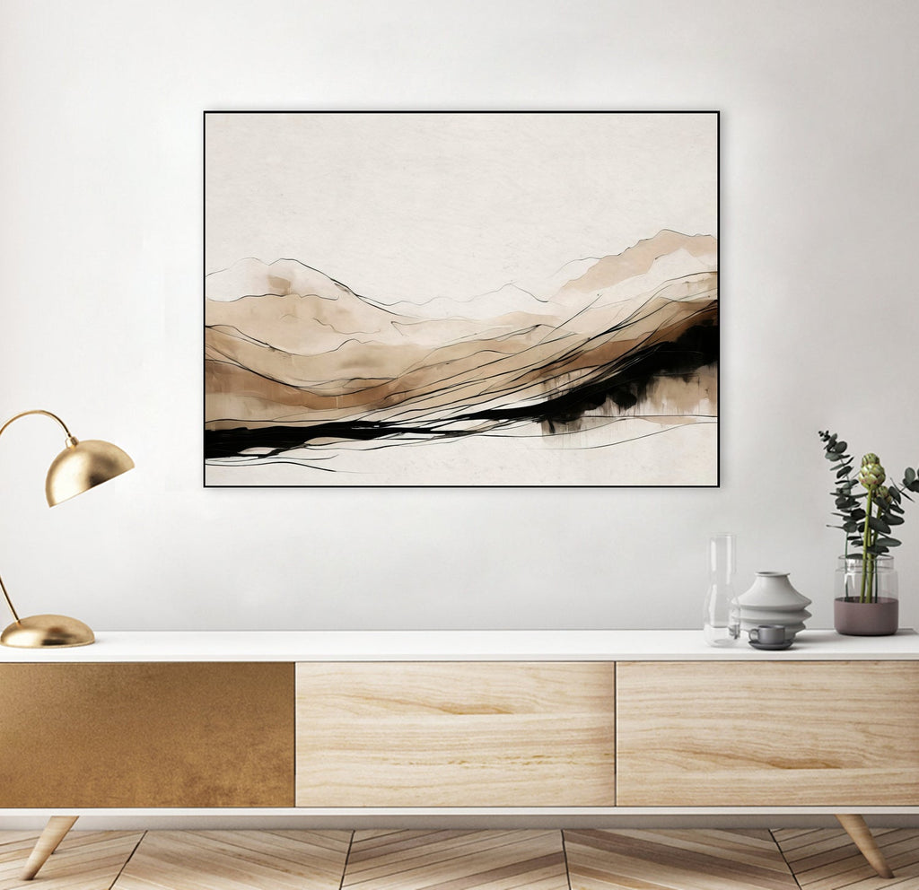 Abstract Hillside Horizon