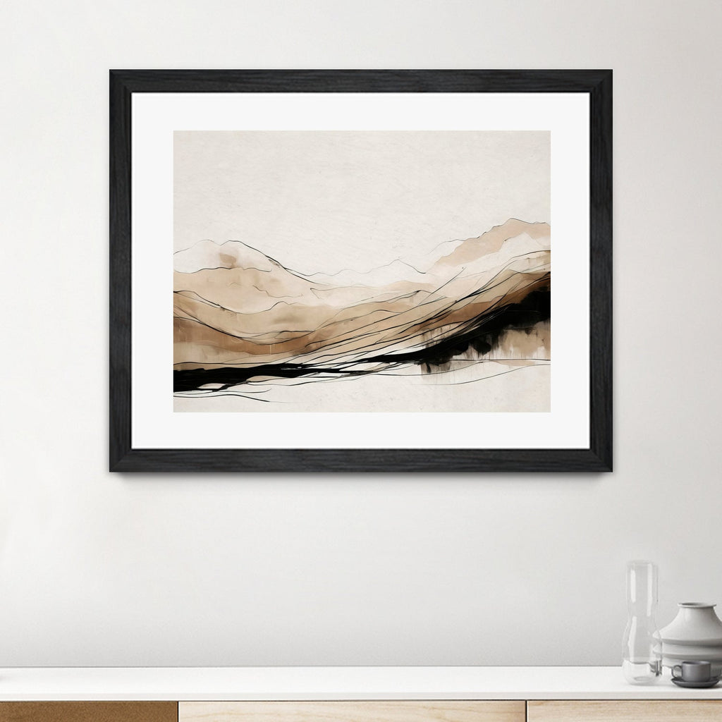 Abstract Hillside Horizon