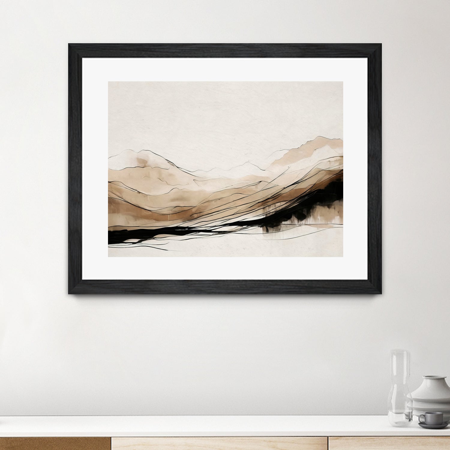 Abstract Hillside Horizon