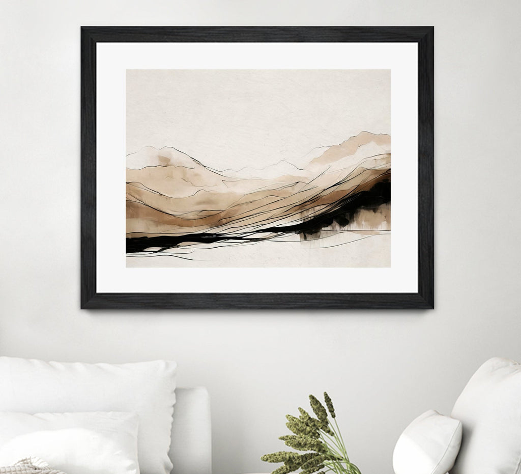 Abstract Hillside Horizon