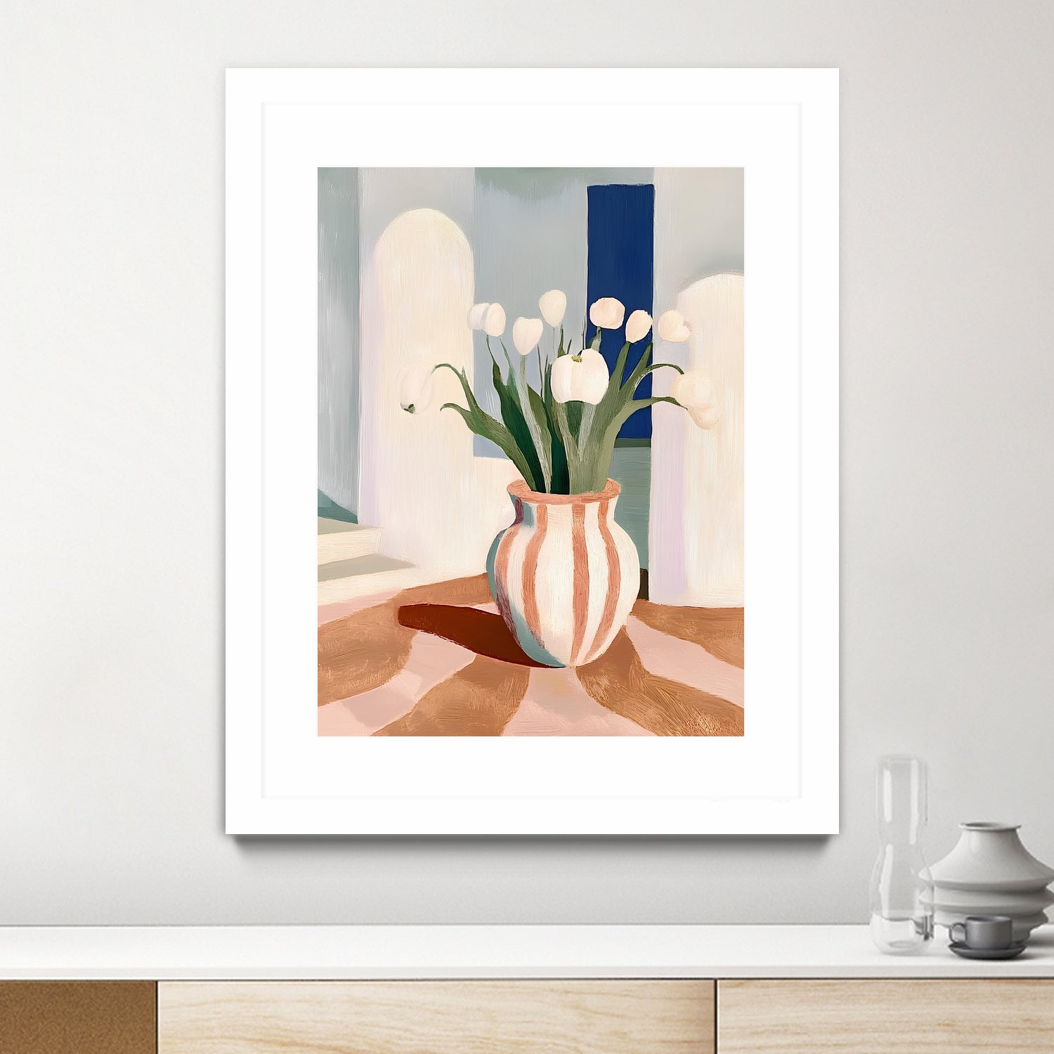 Tulips In a Vase