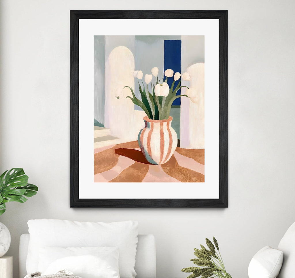 Tulips In a Vase