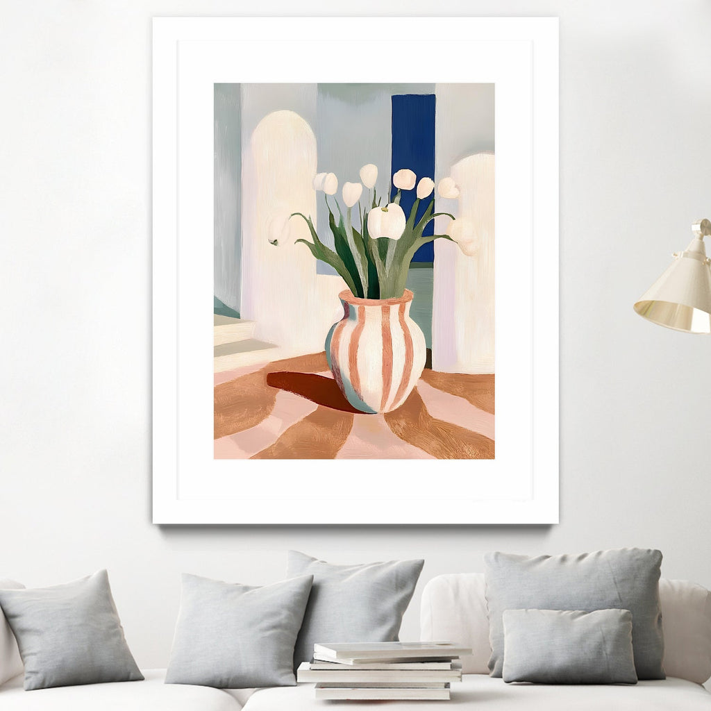 Tulips In a Vase