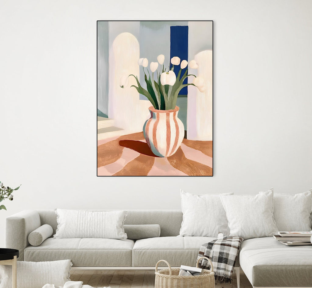 Tulips In a Vase