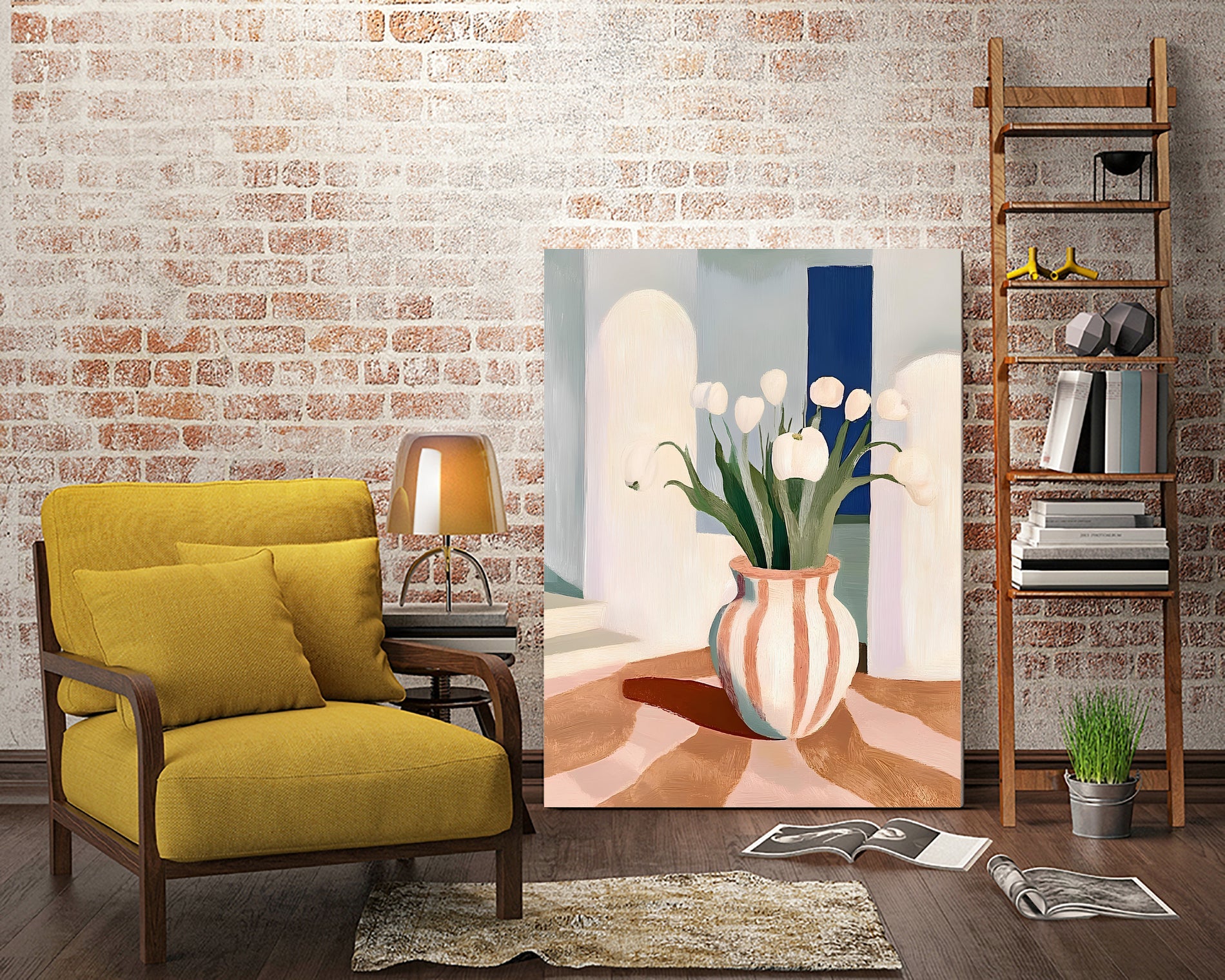 Tulips In a Vase