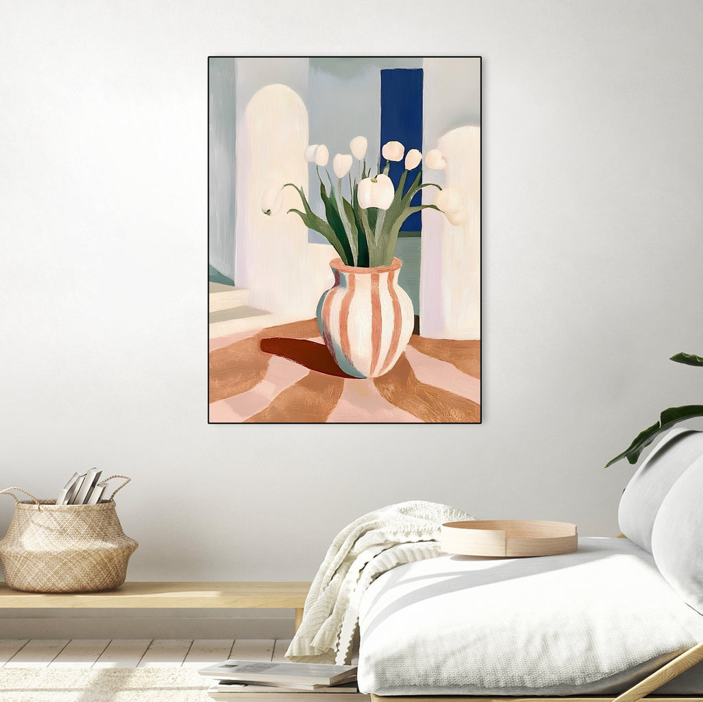 Tulips In a Vase