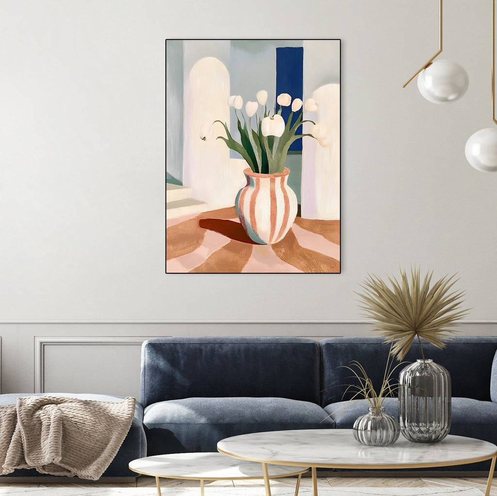 Tulips In a Vase