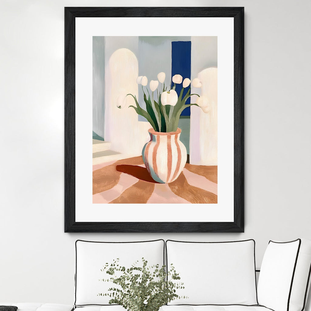 Tulips In a Vase