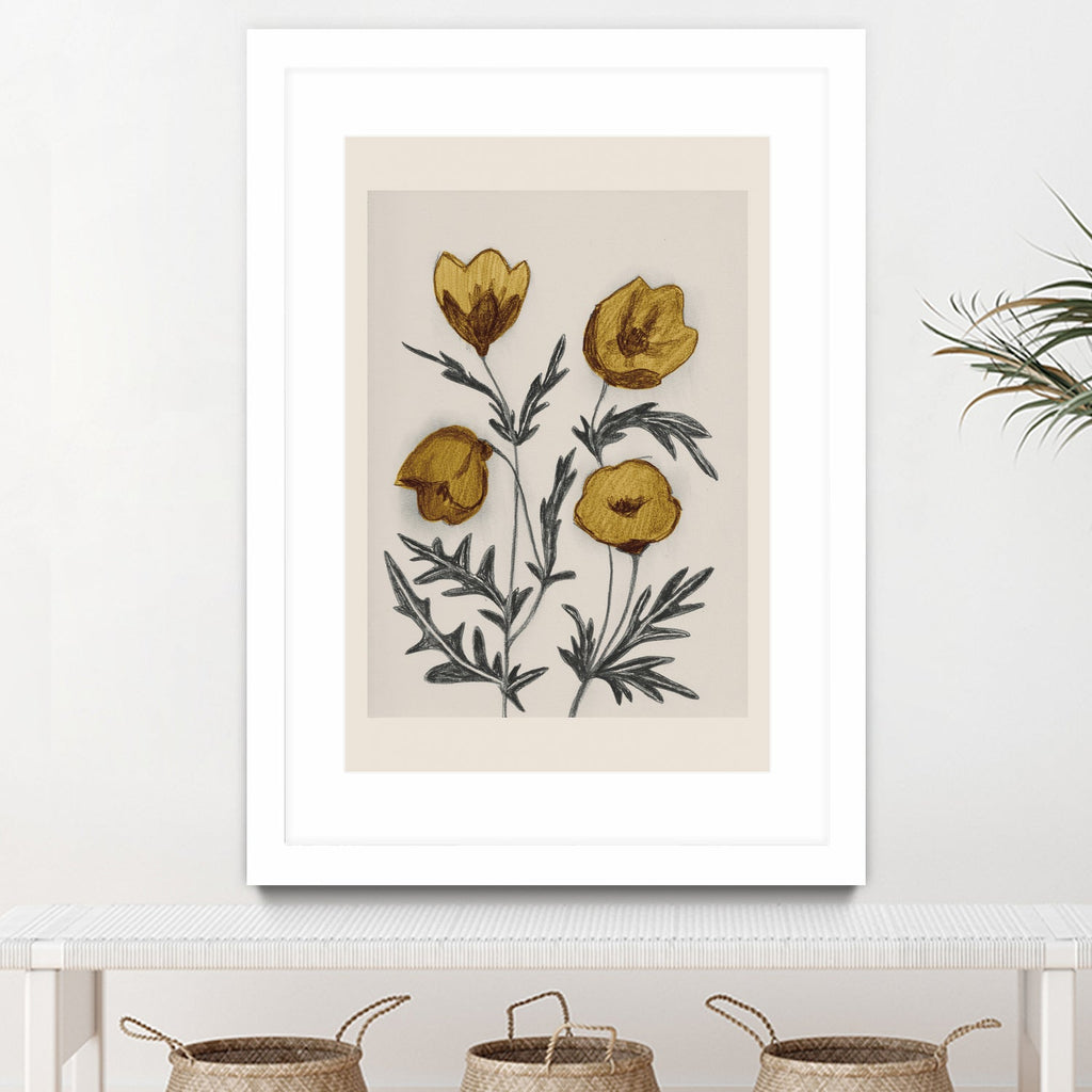 Charcoal Floral