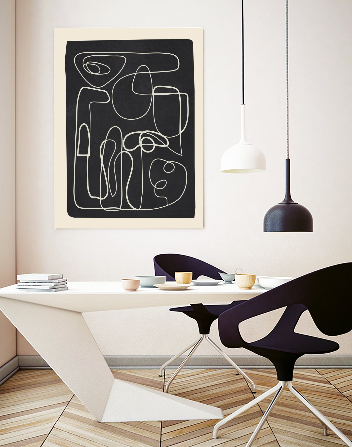 Flowing Lines Maze