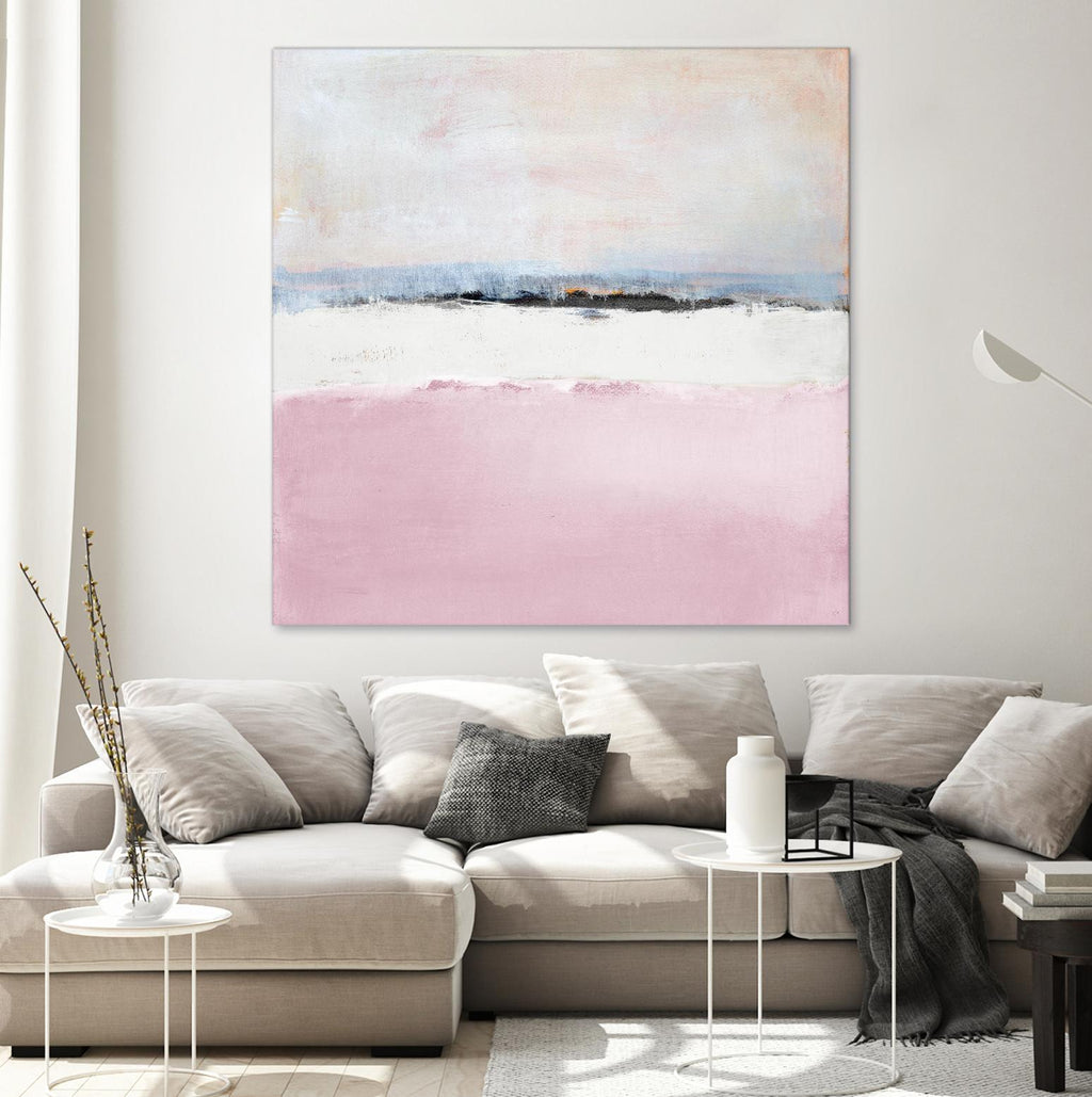 Pink Sea Abstract